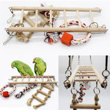 Parakeet Home Durable Cage Hanging Bite Cockatiel Parrot Colorful Standing Pet Bird Swing Toy