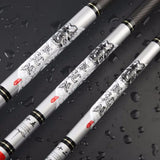 High Quality Telescopic Fishing Rod Carbon Fiber  Casting Rods 3.6m-7.2m  Hand Freshwater Feeder for Carp Fishing