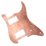 Aluminum Alloy HH Pickguard Anti-scratch Plate for Strat ST Electric Guitar