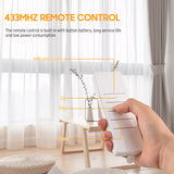 Solar Powered Zigbee Smart Blinds Drive Motor Tuya Motorized Chain Roller 2.4GHz APP&amp;Voice Control 433MHz Remote Control