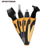 Multifunctional four in one nose shaving device Mini shaving eyebrow trimming nose hair trimmer