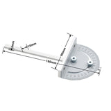 Aluminium Router Table Insert Plate Electric Wood Milling Flip Board with Miter Gauge Guide Set Table Saw Woodworking Workbench