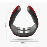 Electric Neck and Shoulder Pulse Massager 6 mode 9 levelsadjustable Heat Cervical Vertebra Relax Pain Relief Kneading Machine