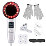 6 In 1 Fat Remover RF EMS Portable Home Ultrasonic Cavitation Body Slimming Massager Negative Ions Adjustable Face Tighten Skin