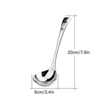 Pure Titanium Soup Spoon Household Long Handle Soup Spoon Round Outdoor Camping Soup Spoon Fashion Spoon