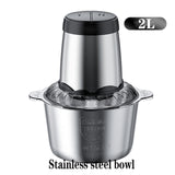 Electric Meat Grinder Food Chopper Stainless Steel Food Processor for Meat Semi-Automatic Food Processor Machine Kitchen Tools
