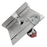 Router Table Insert Plate for Woodworking Benches Table Saw with Miter Gauge Guide Aluminium Profile Fence Sliding Brackets