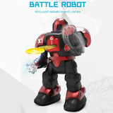 Remote Control Robot Toys Singing Dancing RC Robot for Kids Intelligent Programmable and Hand Gesture Toy Robot with Battle Mode