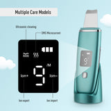Ultrasonic Cleaner Skin Scrubber High Frequency Vibrator Skin Care Blackhead Remover Pore Deep Cleanse Skin Dirts Peeling Shovel
