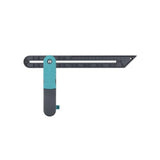 Adjustable Angle Ruler with Lock Measuring Tools Angle Finder Wider Profile Contour Woodworking Tiling Laminate Tools