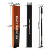 Four-pronged Beard Pen Beard Drawing Pen Filling Pen And Beard Brush Waterproof Barber Pencil And Brush