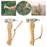 Multifunctional Portable Tent Mallet Stake Remover Hammer Stainless Steel Outdoor Accessories