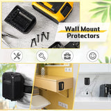 20 Pieces Battery Ready Dock Holder Compatible With Dewalt 20V 60V Battery Battery Tool Mounts With 60 Pieces Screws