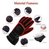 Heated Gloves, for Men Women 4000 MAh Rechargeable Battery Powered Waterproof Warm Press screen Gloves