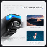 ZLLRC 2022 LS38 Mini Drone 6K Profesional HD Brushless Motor FPV WIFI GPS RC Helicopters Quadcopter With Camera Flight 1KM Boy
