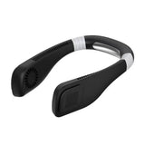 Hands Free Wearable Neck Adjustable Personal Cooling Fan Leafless Headphone Fan Hanging Neck Sport Cooling Fan