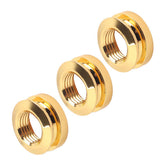 3pcs/Pack Copper Endpin  Strap Buttons Gold for Guitar Bass Parts
