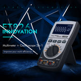 2 In 1 Oscilloscope Multimeter Portable Analog Bandwidth 20KHz 200Ksps Current Intelligent Digital Diode Tester With Bar Graph