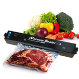 Electric Vacuum Sealer Packaging Machine for Home Kitchen Including 10pcs Food Saver Bags 220V Automatic Vacuum Food Sealing