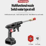 60Bar 30000mAh  Portable Electric Car Washer High Pressure Gun Li-ion Battery Foam Generator Water Gun Car Washing Machine