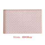 Silicone Mat Pet Dog Cat Clacemat Food For Puppy Bowl Pad Dogs and Cats Waterproof Feeding Mats Non-slip Pet Excrement Pads