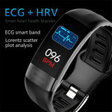 P11 ECG+PPG Smart Band Blood Pressure HR Monitor Smartband Fitness Tracker Watch Pedometer Smart Bracelet For IOS Android phone