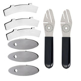 8 Pcs Bike Disc Brake Correction Wrench Brake Rotor Alignment Truing Tool with Disc Brake Pads Tool for MTB Road Bike