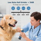 Dog Nail Clipper Electric Pet Nail Scissors Grinder Cat Claw Grooming Trimmer Cutters Nail Mill Pet Supplies Nail Grinder Cutter