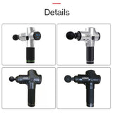 New Massage Gun Fascia Gun Deep Tissue Percussion Muscle Massager Gun For Pain Relief Slimming Shaping Massager With LCD Display