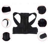 Men Women Posture Corrector Back Support Belt Clavicle Spine Lumbar Brace Corset Posture Correction Stop Slouching Back Trainer