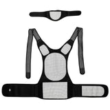 108pcs Magnets Therapy Tourmaline Self-heating Back Support Brace Belt Posture Corrector Spine Shoulder Lumbar Vest Pain Relief