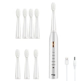 Ultrasonic Sonic Electric Toothbrush Rechargeable Tooth Brushes Washable Electronic Whitening Teeth Brush Adult Timer Brush