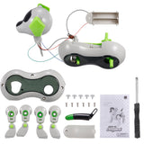 Electronic Animal Pets RC Robot Dog Robot Cat Remote Control Toys Sound sensing Educational Toy for Kids RC Toys Birthday Gift