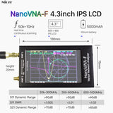 4.3" LCD Display NanoVNA VNA NANOVNA-F HF VHF UHF Vector Network Analyzer Antenna Analyzer Aluminum Case 5100mAh Battery