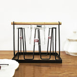 New Cup Drying Rack Drinking Glass and Sports Bottle Drainer Stand and Mug Tree for Kitchen Countertop NE