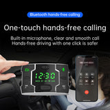 Bluetooth FM Transmitter for Car Wireless Bluetooth Car Adapter PD Ports Hands Free Calls Support SIRI/Voice Assistant Function