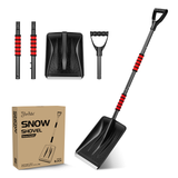 Anti-Freeze Telescopic Detachable Snow Remover Snow Scraper Snow Removing Tool for Road Home Outdoor