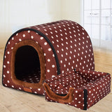 New Warm Dog House Comfortable Print Stars Kennel Mat For Pet Puppy Foldable Cat Sleeping Bed high quality pet products