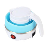 Electric Kettle Foldable Silicone Portable Water Kettle 600ml Mini Small Electric Kettles Travel Water Boiler Camping Kettle
