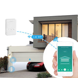 Tuya WiFi Wireless Garage Door Opener Remote Controller No Wiring Support Voice Control Compatible with Alexa Google Home