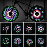 Bicycle Spoke Light IPX5 Water Resistant Bike Front Rear Wheel Light for 24'' and Above Bikes with Standard Spokes Bike Parts