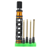 6.35mm Hex Screwdriver Bit 1.5/2/2.5/3mm 4 In 1 Batch Head Set For RC Airplane Aircraft Model Disassembly And Repair Tool