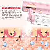 Portable Pressure Nano Spray Face Steamer Faciail Cleaner Nano Facial Water Oxygen Injection Instrument Airbrush Skin Care Tools