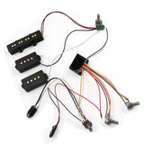 3 Band AMP EQ Preamp Circuit Bass Guitar Wiring Harness Bass Pickup Guitar Parts Accessories