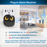 Wireless Home Security Driveway Alarm Motion Sensor Detect Alarm Store Door Entry Chime Doorbell 35 Tones &amp; 800M Wireless