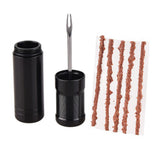 6pcs Bicycle Tire Repair Drill + Rubber Strips Portable Bike Tubeless Wheel Tyre Repair Tools