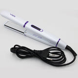 Max 446F Digital LED display flat iron straightening iron professional titanium hair straightener smoothing hairdressing tool