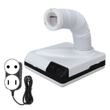 Nail Dust Collector Polish Dental Dust Collect Clean Tool Vacuum Cleaner LED Light for Nail Salon Tooth Polish 100-240V e