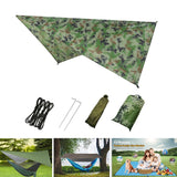 Outdoor Mosquito Net Parachute Portable Camping Hammock with Rain Fly Tarp,Nylon Hammocks Camping Hanging Sleeping Bed Swing