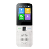 Language Translator Rechargeable Two-Way Interpreter Device Digital Business Adults Seniors Learning Equipment Black
